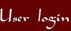 User login